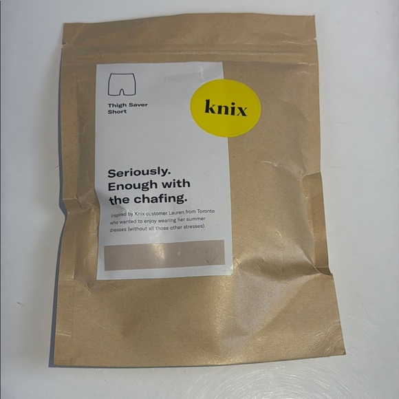 Knix Tightsaver Short in Tan Size Large NWT - Picture 2 of 4